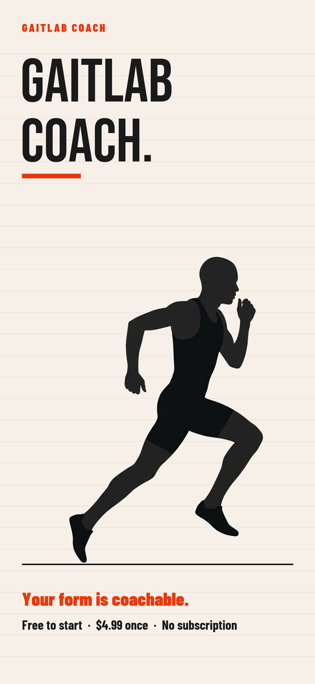 GaitLab Coach — your form is coachable; free to start, $4.99 once